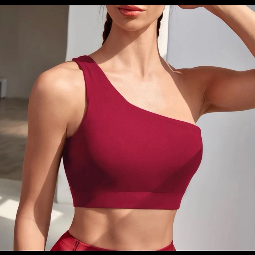 SHEIN beautiful one shoulder sports bra - NWOT